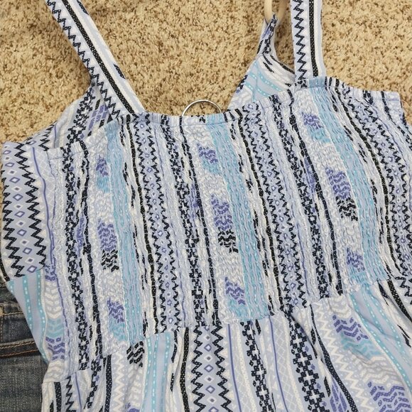 3101 Size 16 American Eagle Upcycled Bell-Bottoms and Matching XL Halter Top. - Picture 3 of 9